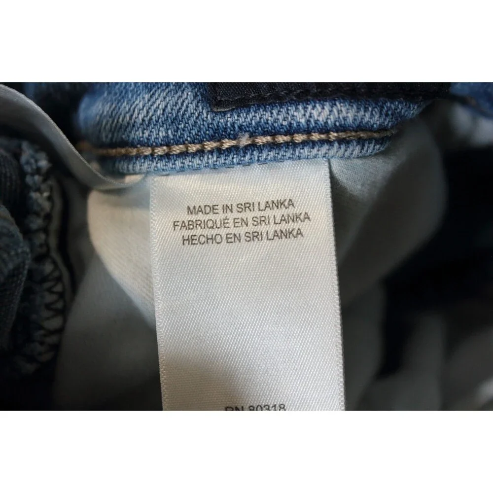 Lucky Brand Jeans Women High Rise Skinny Bridgette Button Fly Distressed 4/27 - Picture 12 of 15